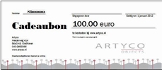 5. Cadeaubon waarde 100 euro