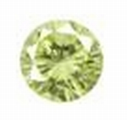 Cubic Peridot 2,00 mm rond