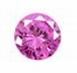 Cubic Pink Rose 2.00 mm rond
