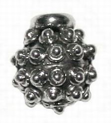 Choose&Change silver end bead -  Durian 10mm
