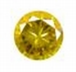 Cubic Citrine Yellow 2.00 mm rond