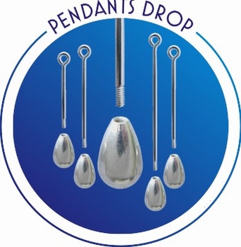 Changeble pendant drop  - eyepin 35 mm