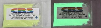 CBS Yellow glow pigment  1 Oz