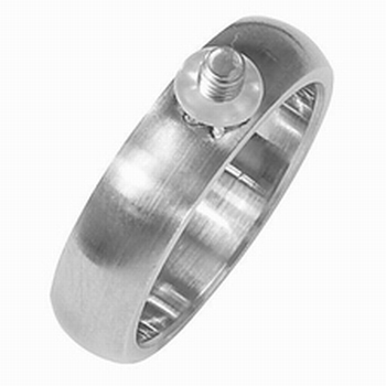 Changeable stainless steel ring brushed finished