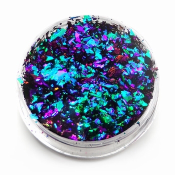 Jetage Peacock Flake