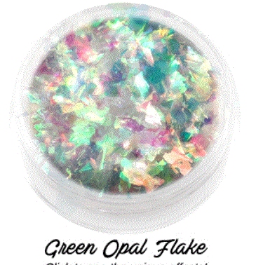 Jetage  Green Opal Flake