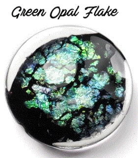Jetage  Green Opal Flake